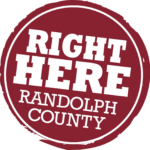 Right Here Randolph Logo